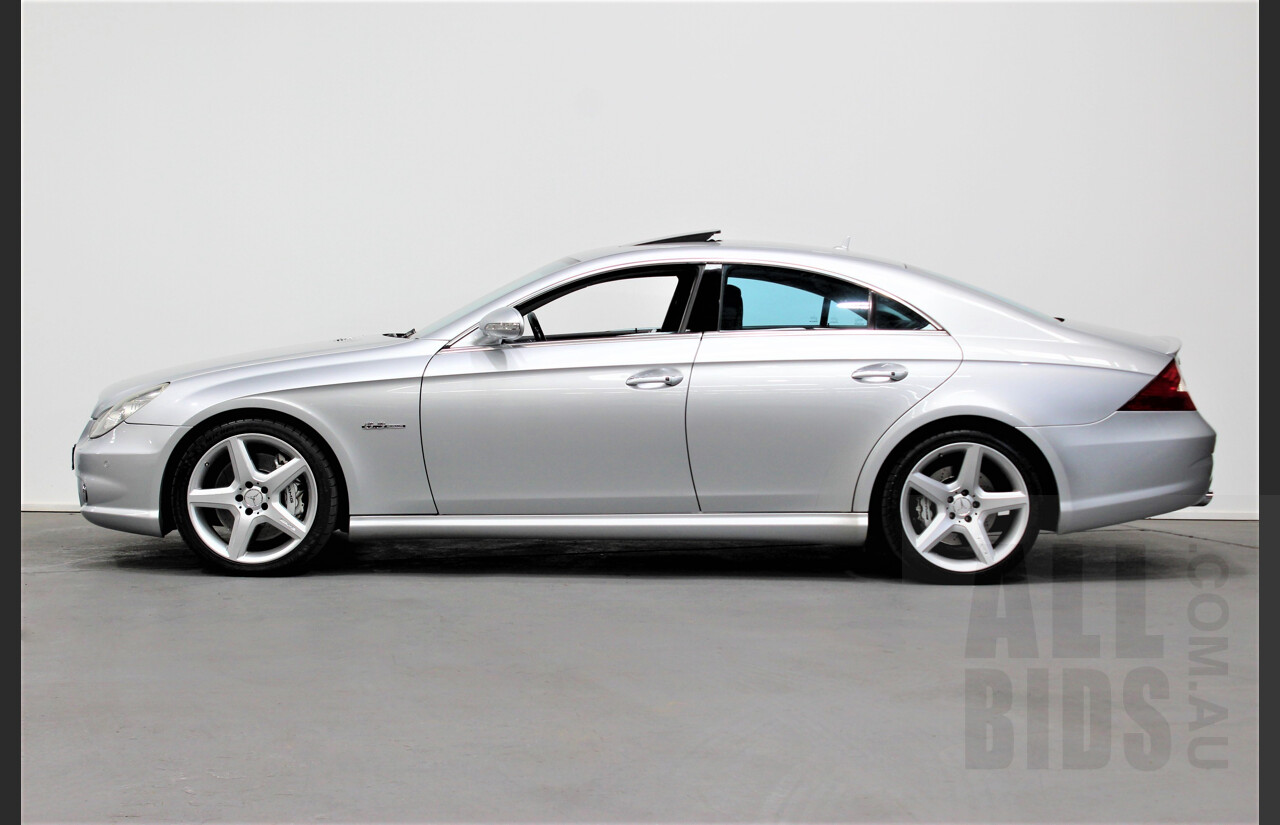 9/2007 Mercedes-Benz CLS 63 AMG 219 4d Coupe Silver 6.2L V8