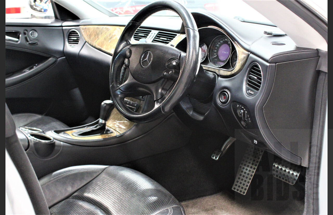 9/2007 Mercedes-Benz CLS 63 AMG 219 4d Coupe Silver 6.2L V8