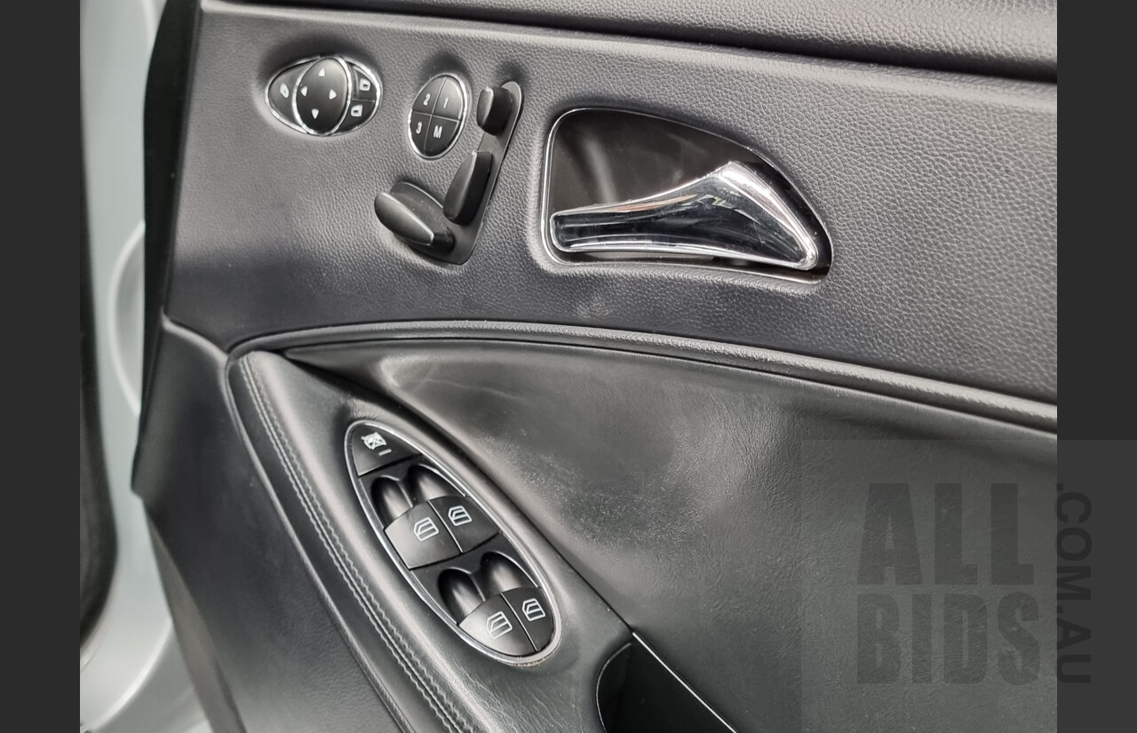 9/2007 Mercedes-Benz CLS 63 AMG 219 4d Coupe Silver 6.2L V8