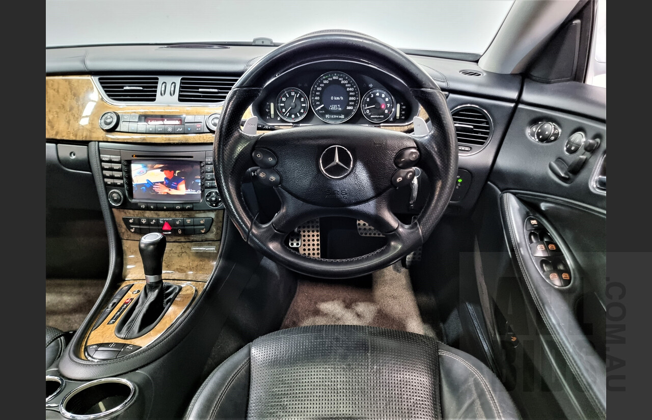 9/2007 Mercedes-Benz CLS 63 AMG 219 4d Coupe Silver 6.2L V8