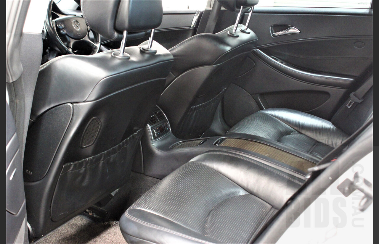 9/2007 Mercedes-Benz CLS 63 AMG 219 4d Coupe Silver 6.2L V8