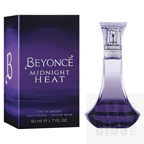 Beyonce Midnight Heat Eau De Parfum 100ml Spray - Lot of Three - ORP $207