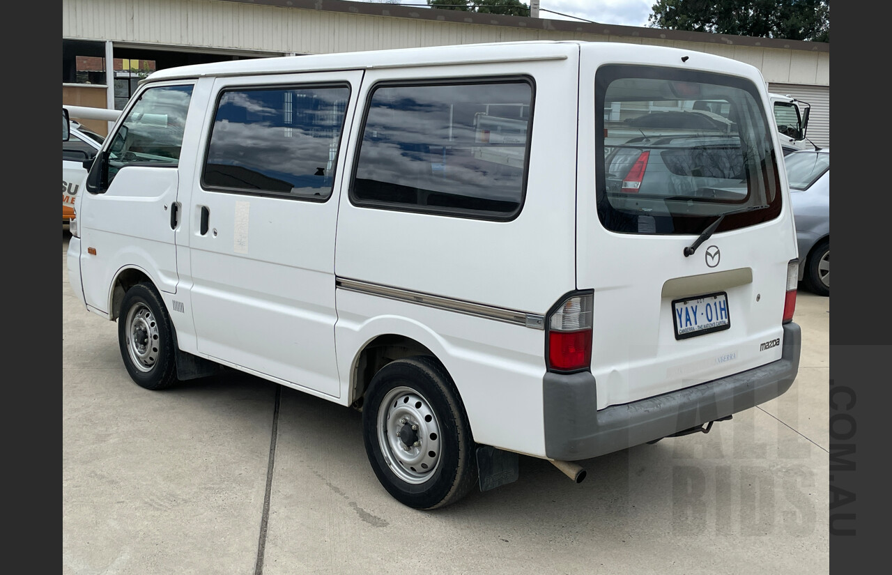 2/2000 Mazda E2000 (swb) SH92 Van White 2.0L