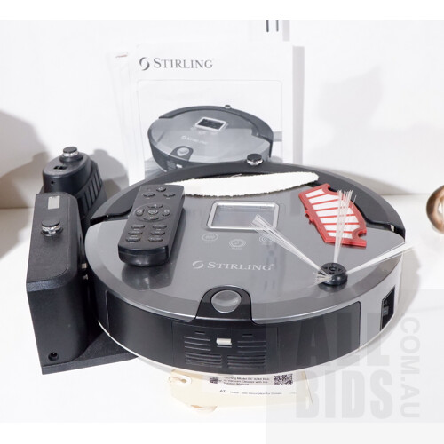Sterling Model EE 9248 Robot Vacuum Cleaner with Instruction Manual