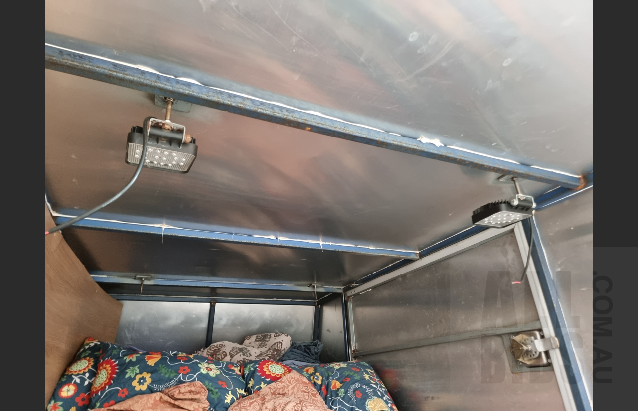 Homemade 6x4 High-Side Camper Trailer with Accessories