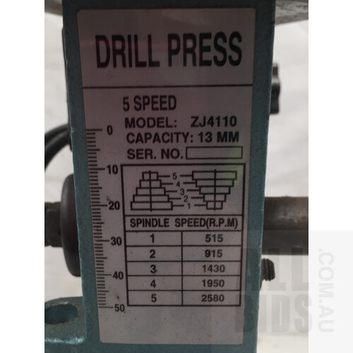 5 Speed Bench top Drill Press - ZJ4110