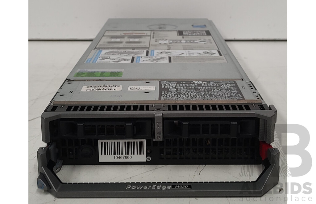 Dell PowerEdge (M620) Dual Intel Xeon (E5-2630 V2) 2.6GHz-3.1GHz 6-Core CPU Blade Server w/ 64GB DDR3 RRAM