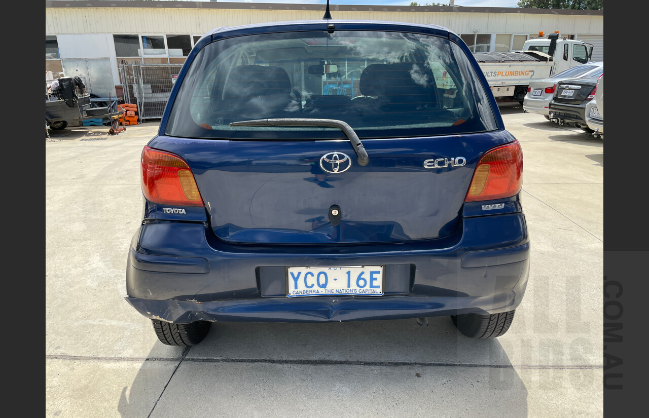 3/2003 Toyota Echo  NCP10R 5d Hatchback Blue 1.3L