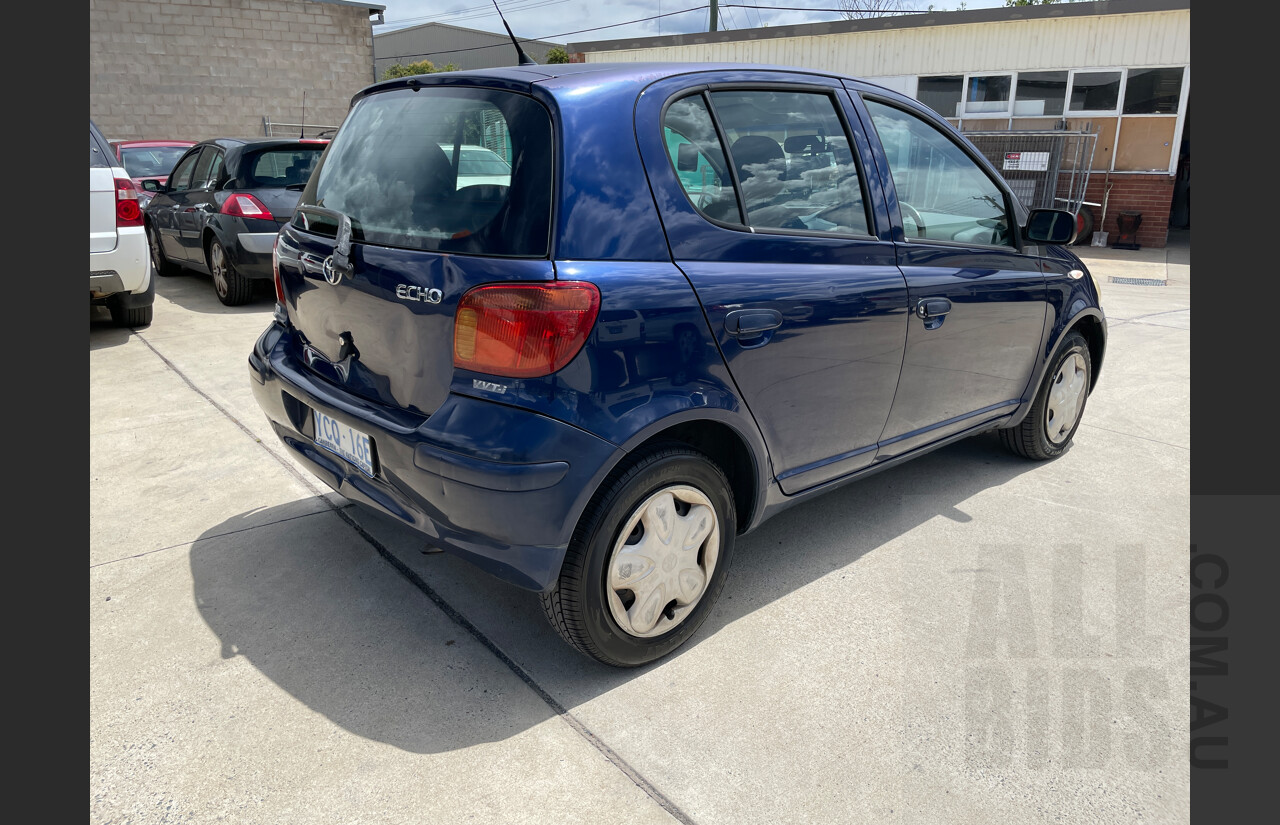 3/2003 Toyota Echo  NCP10R 5d Hatchback Blue 1.3L