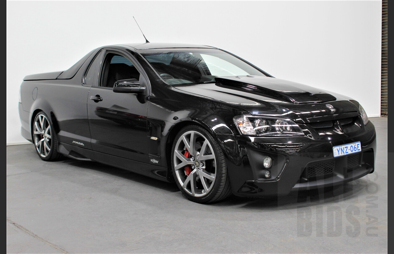 6/2008 Holden HSV Maloo R8 E SERIES Utility Black 6.0L V8 - 340rwkw