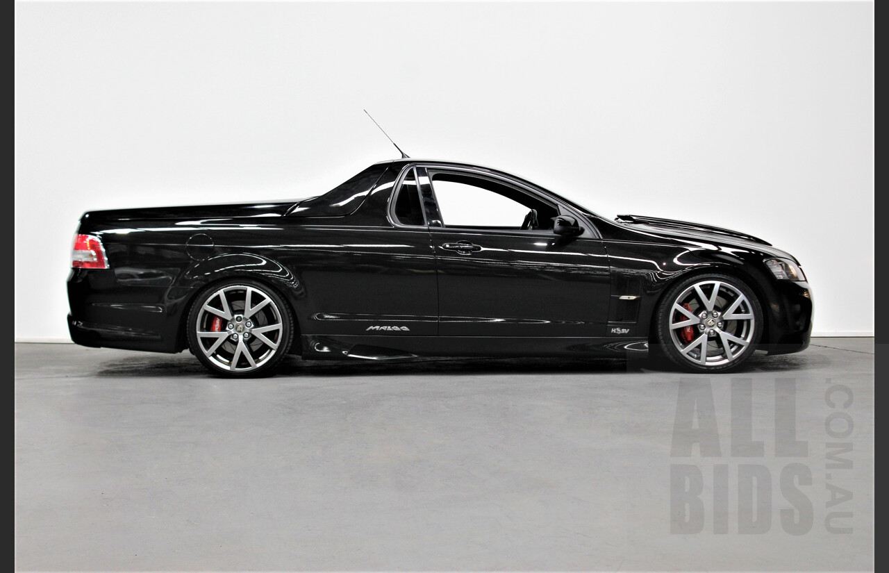 6/2008 Holden HSV Maloo R8 E SERIES Utility Black 6.0L V8 - 340rwkw