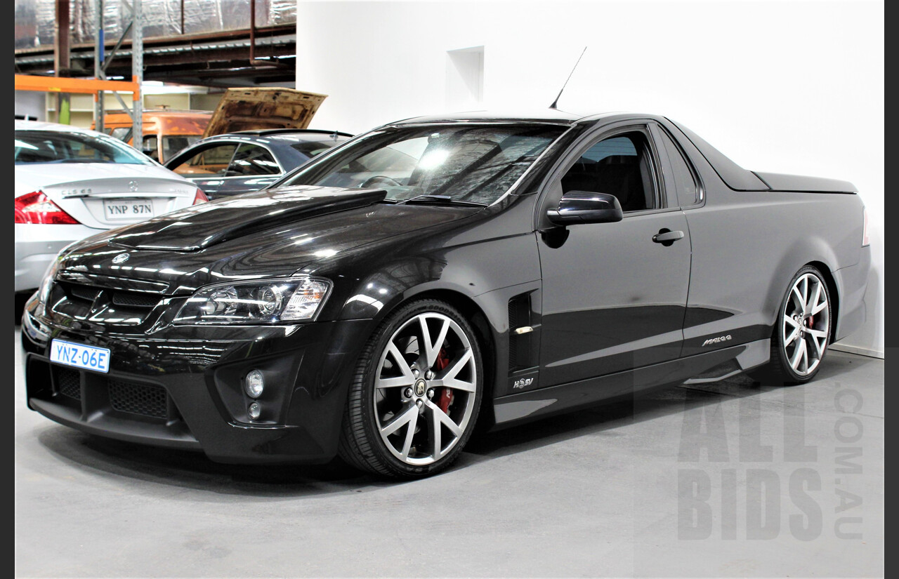 6/2008 Holden HSV Maloo R8 E SERIES Utility Black 6.0L V8 - 340rwkw