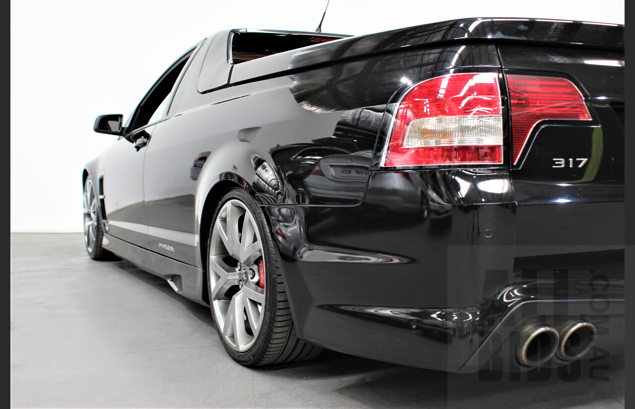 6/2008 Holden HSV Maloo R8 E SERIES Utility Black 6.0L V8 - 340rwkw