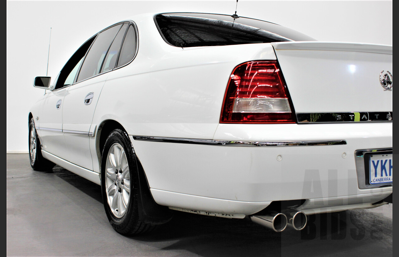 06/2006 Holden Statesman International WL 4d Sedan White 6.0L V8