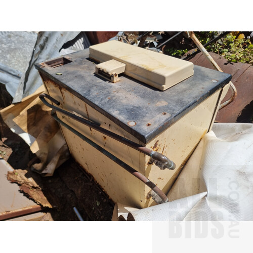 Vintage Rayburn Cream Enamel Wood Burning Stove