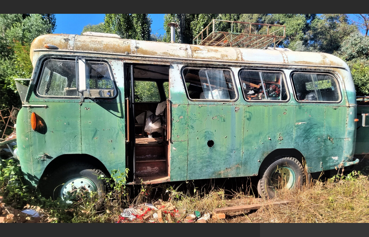 Circa 1950's BMC 345FG 4x4 Bus / Motorhome  - Project Vehicle