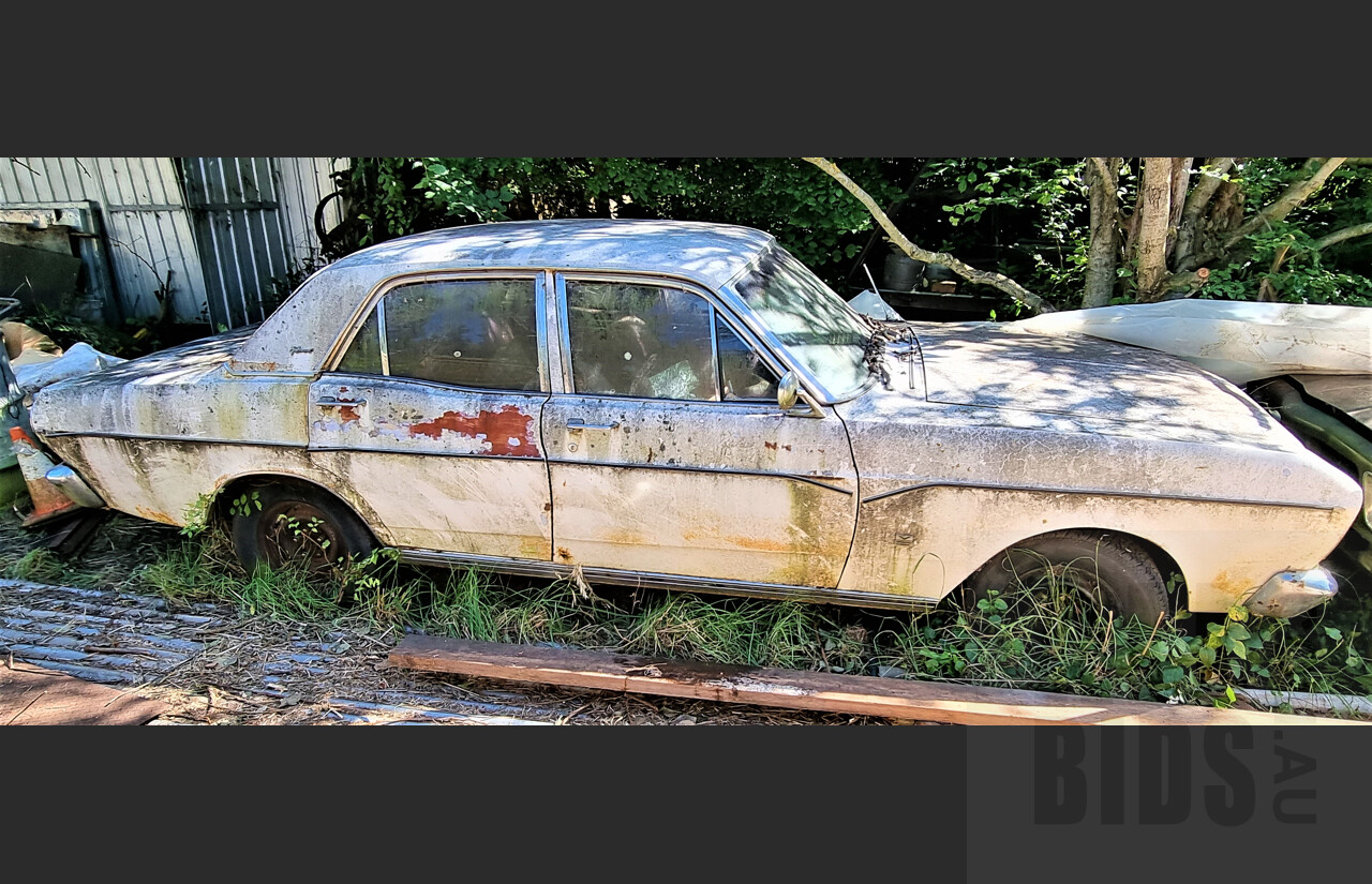 03/1968 Ford Fairmont XT 4.9L V8 Y-Code 4d Sedan White