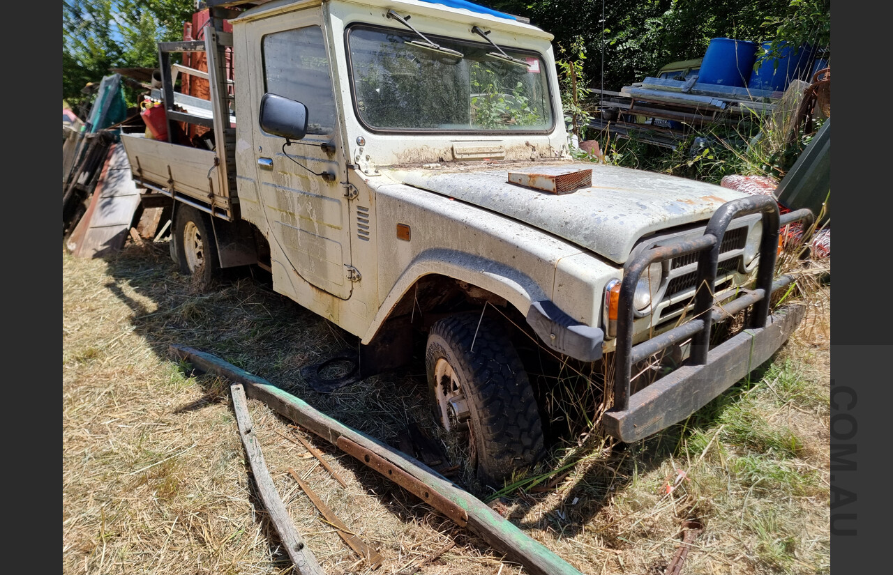8/1984 Daihatsu F65 Wildcat/Scat/Taft (4x4)  P/up White 2.8L Diesel