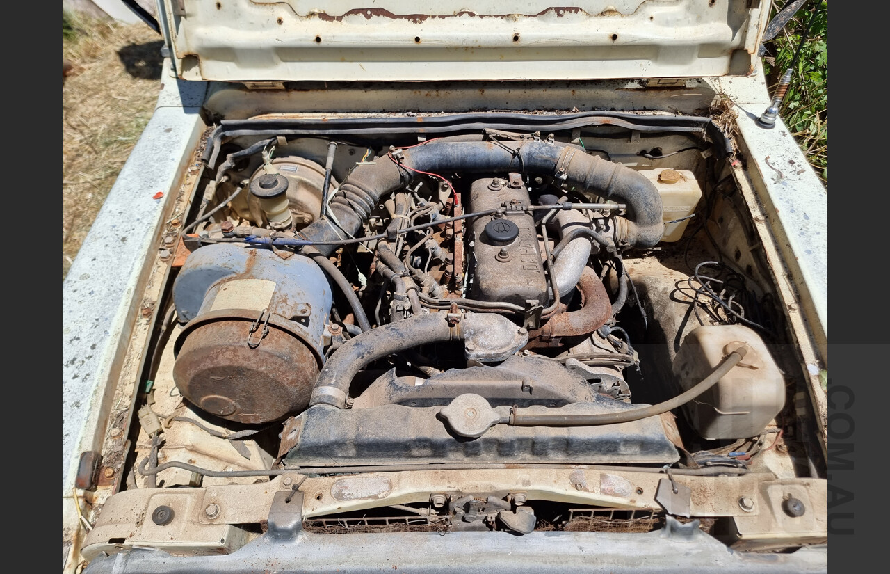 8/1984 Daihatsu F65 Wildcat/Scat/Taft (4x4)  P/up White 2.8L Diesel