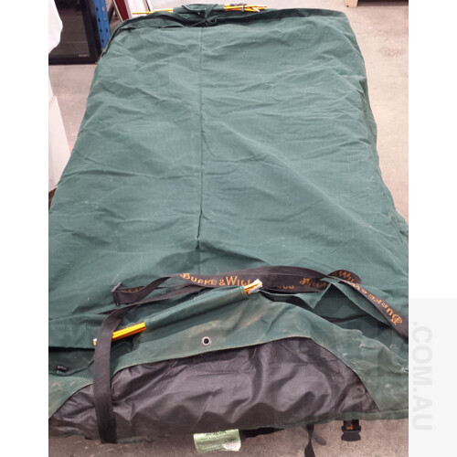 Burke & Wills Redgum King Single Canvas Swag