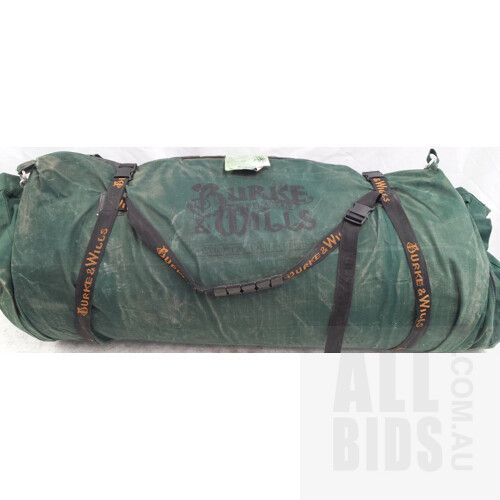 Burke & Wills Redgum King Single Canvas Swag