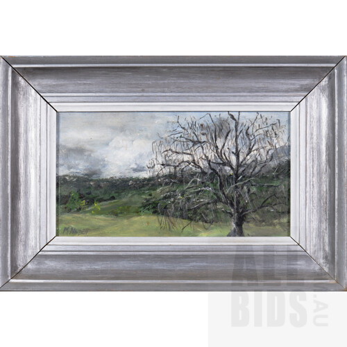 Two Framed Landscape Oil Paintings, Signed M. Bawden & Daphne Martin largest 14 x 19 cm (2)