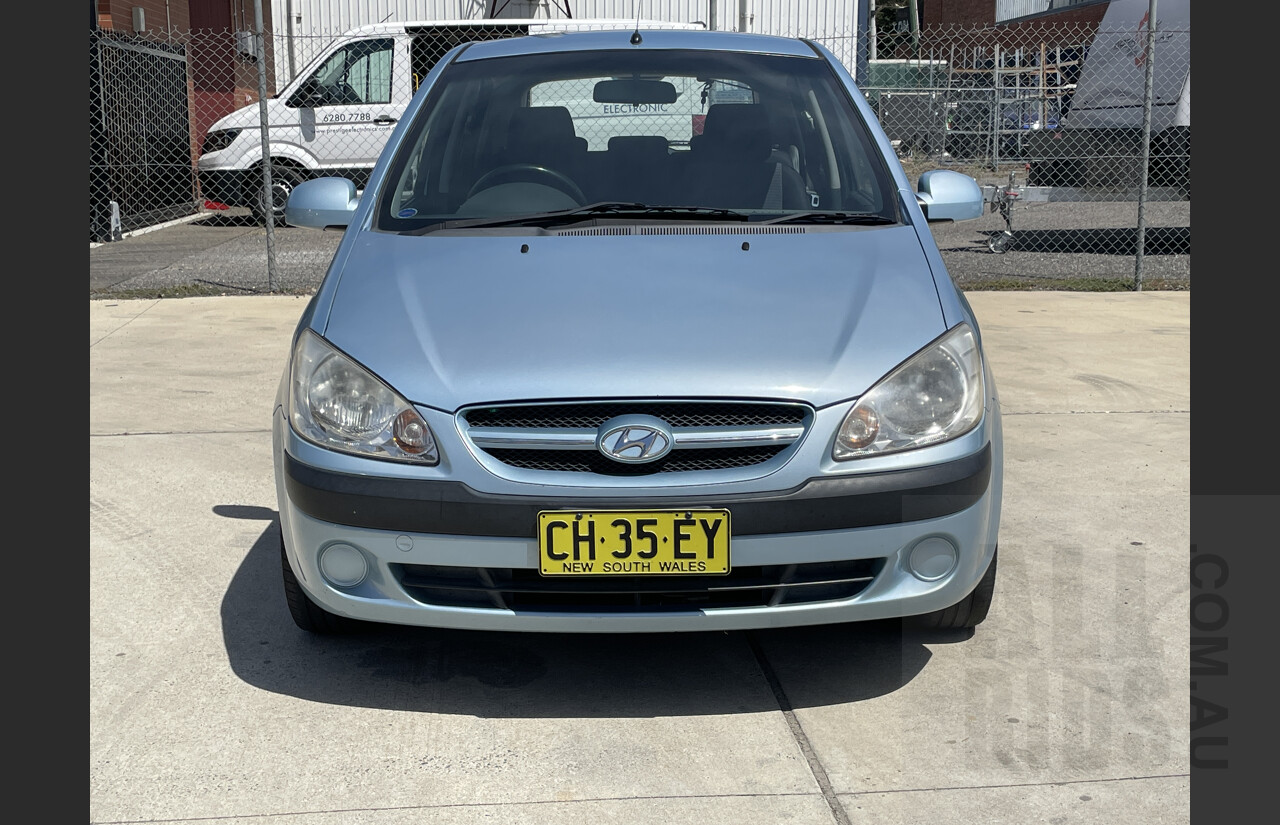 6/2007 Hyundai Getz SX  5d Hatchback Blue 1.6L