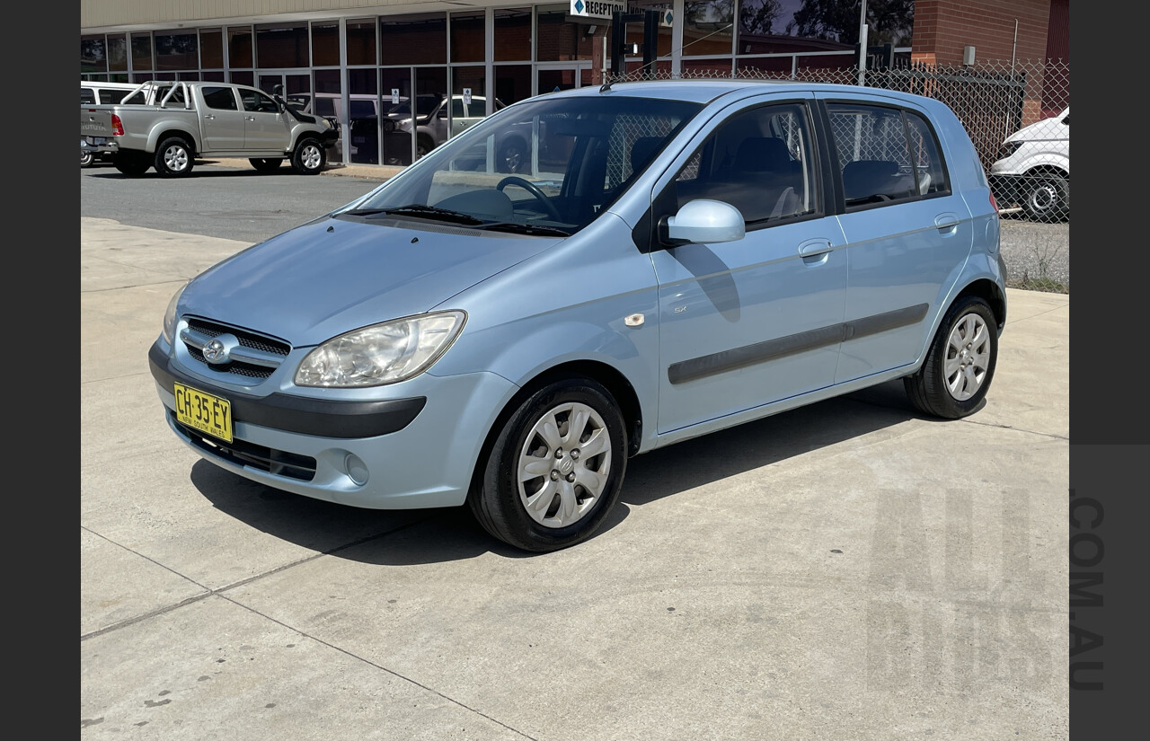 6/2007 Hyundai Getz SX  5d Hatchback Blue 1.6L