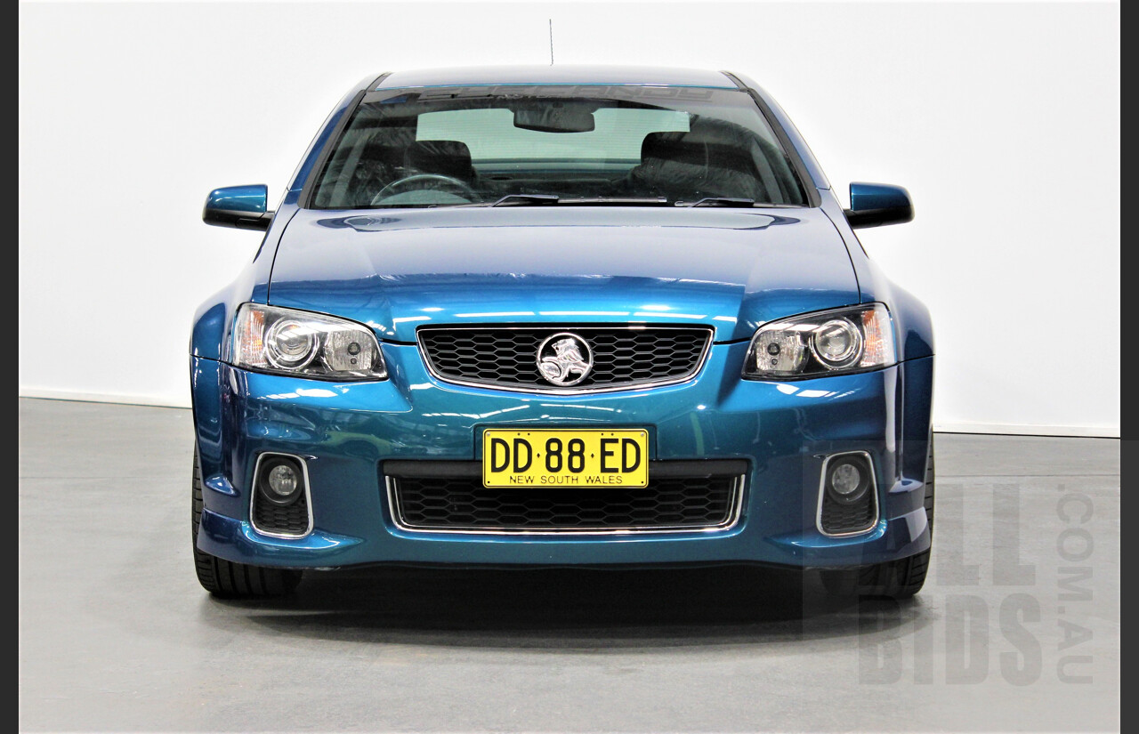 8/2012 Holden Commodore SS-V VE II MY12 4d Sedan Chlorophyll Mica 6.0L V8