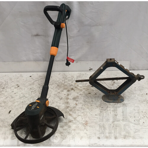 Ozito LTR-301 Line Trimmer And Car Jack