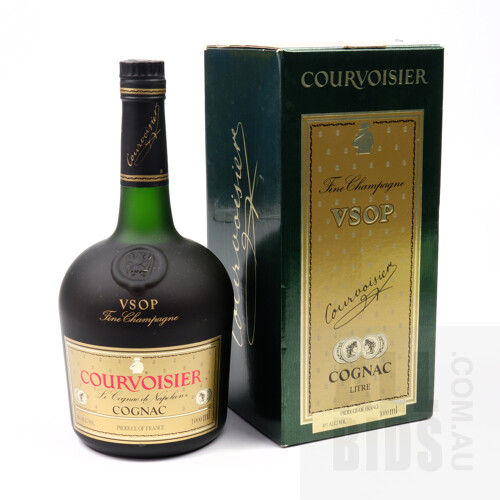 Courvoisier VSOP Cognac 1 Litre in Presentation Box