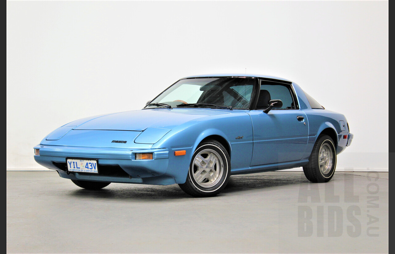 11/1980 Mazda RX7 Series 2 FB331 2d Coupe Blue 1.1L Rotary