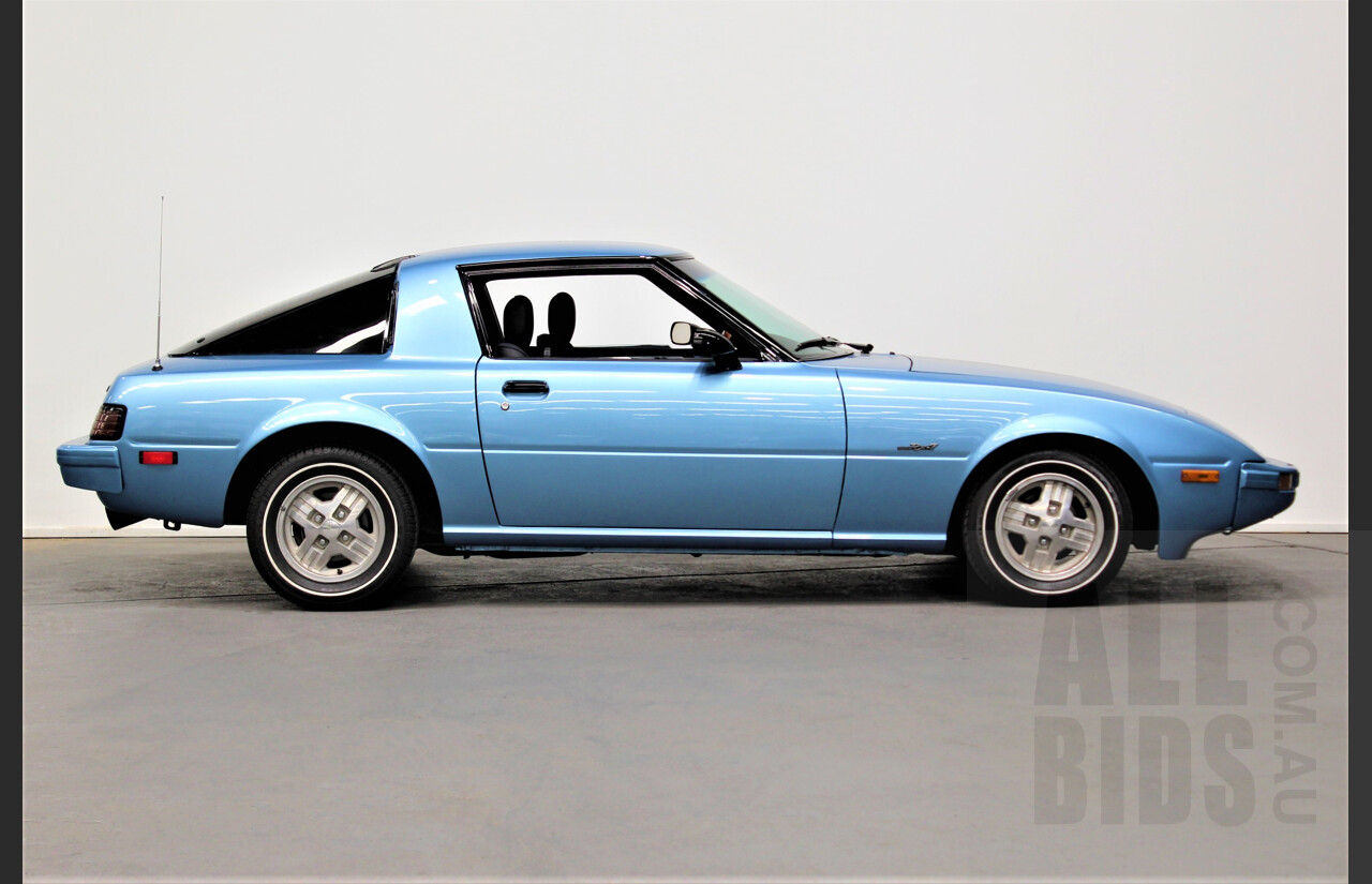 11/1980 Mazda RX7 Series 2 FB331 2d Coupe Blue 1.1L Rotary