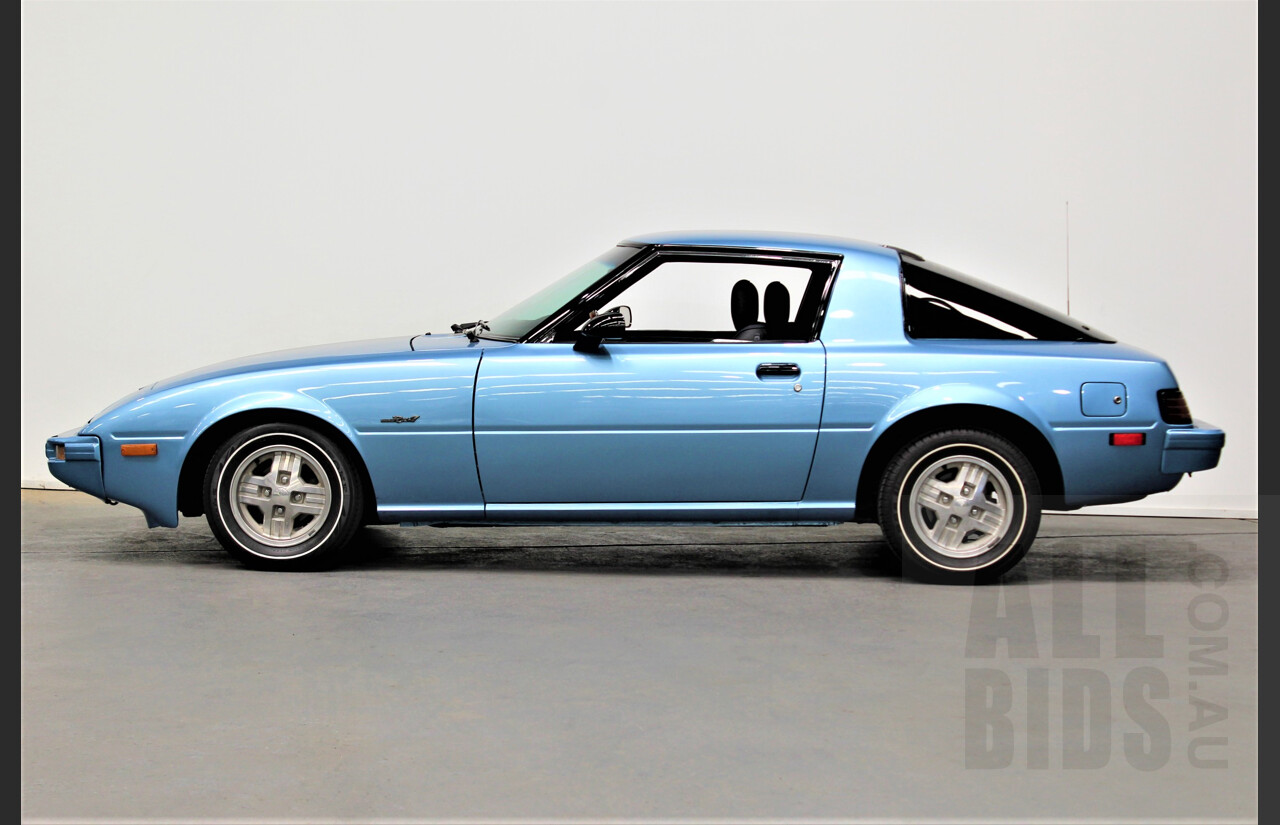 11/1980 Mazda RX7 Series 2 FB331 2d Coupe Blue 1.1L Rotary