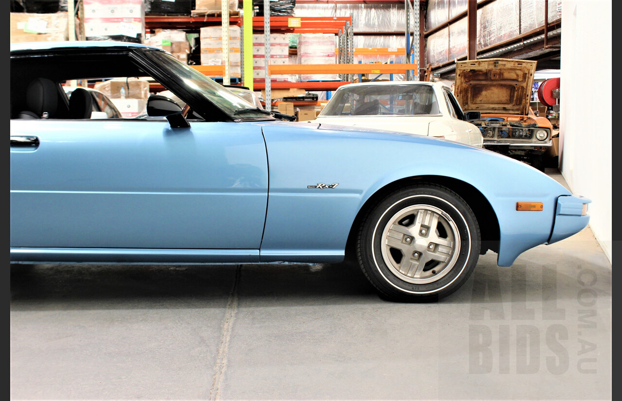 11/1980 Mazda RX7 Series 2 FB331 2d Coupe Blue 1.1L Rotary