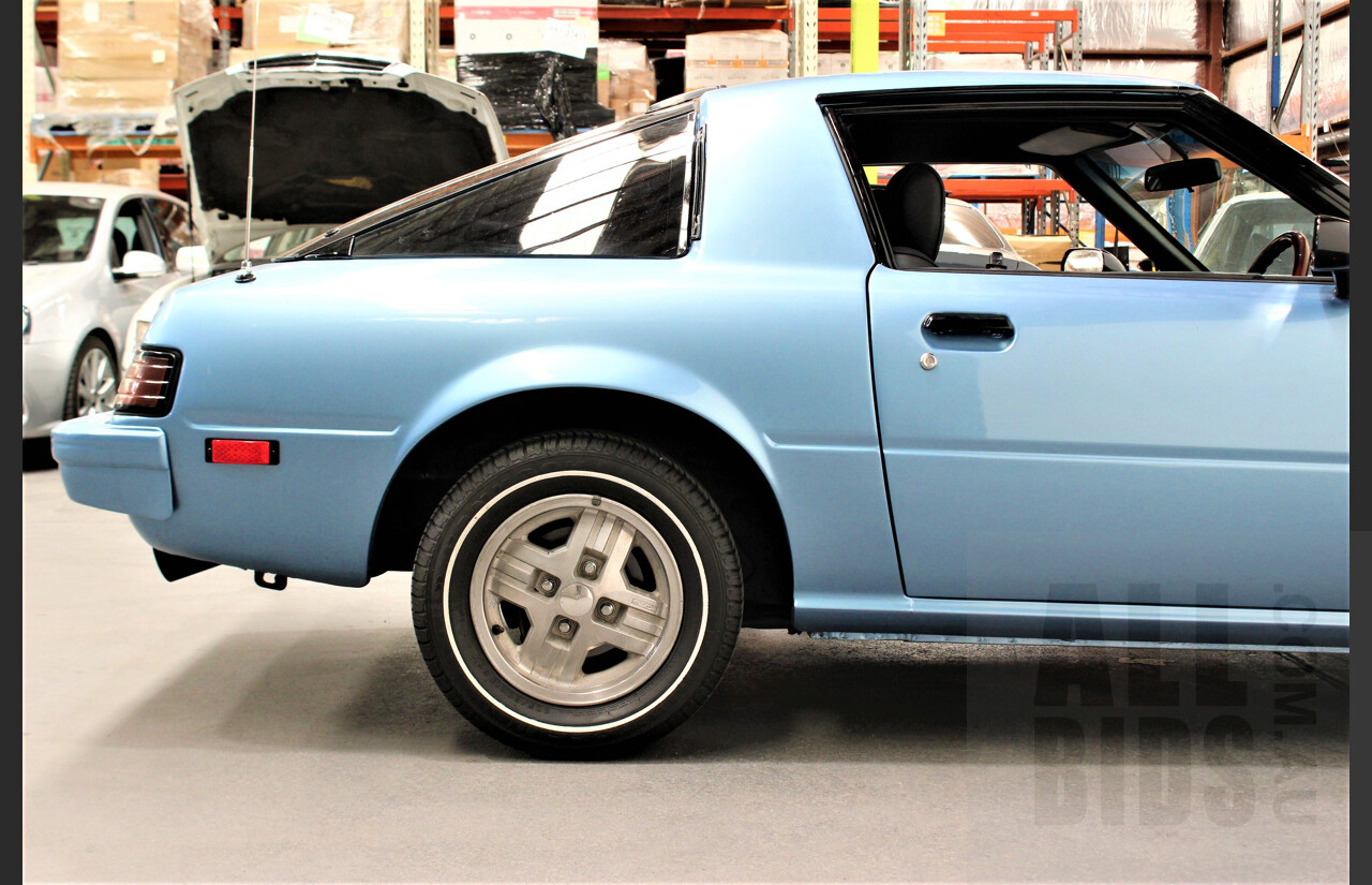 11/1980 Mazda RX7 Series 2 FB331 2d Coupe Blue 1.1L Rotary