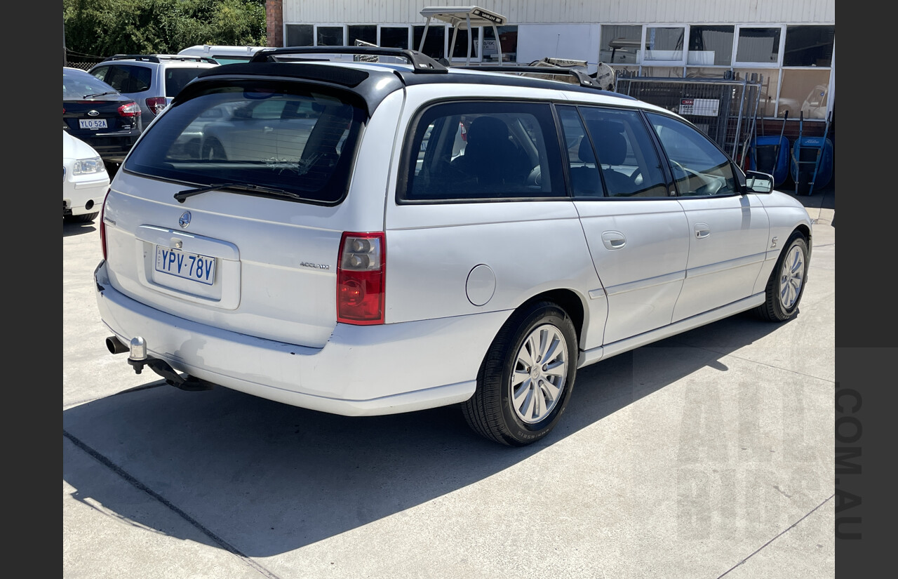 4/2005 Holden Commodore Acclaim VZ 4d Wagon White 3.6L