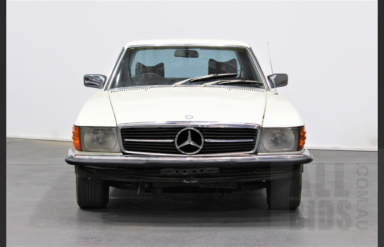 1/1977 Mercedes Benz 450 SLC W107 2d Coupe White 4.5L V8