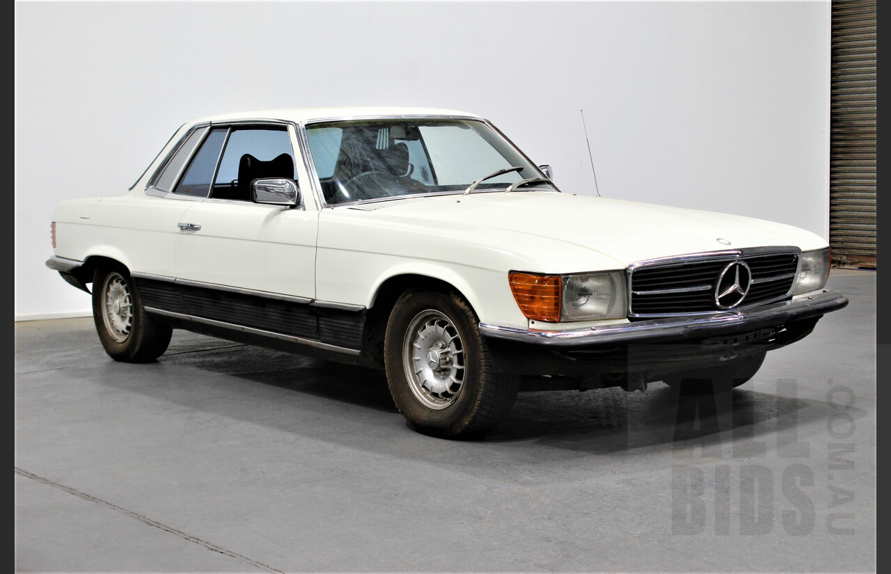 1/1977 Mercedes Benz 450 SLC W107 2d Coupe White 4.5L V8