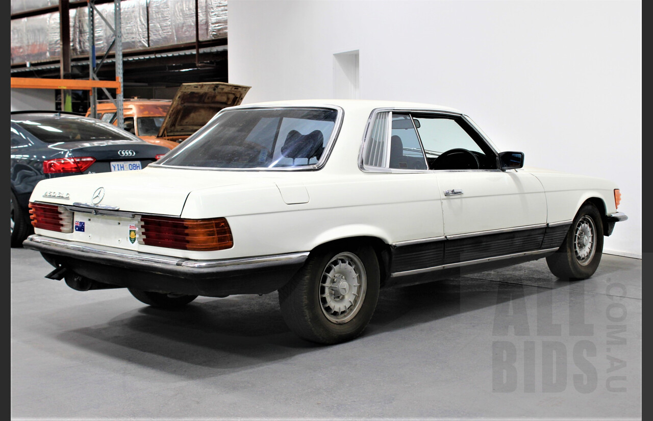 1/1977 Mercedes Benz 450 SLC W107 2d Coupe White 4.5L V8