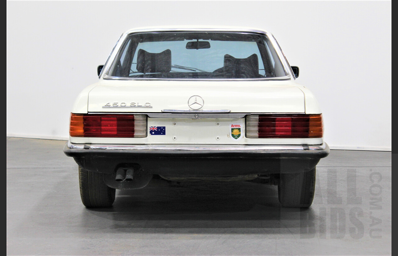 1/1977 Mercedes Benz 450 SLC W107 2d Coupe White 4.5L V8