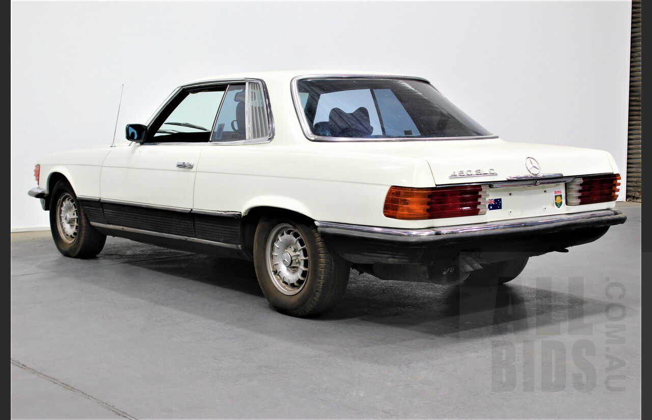 1/1977 Mercedes Benz 450 SLC W107 2d Coupe White 4.5L V8