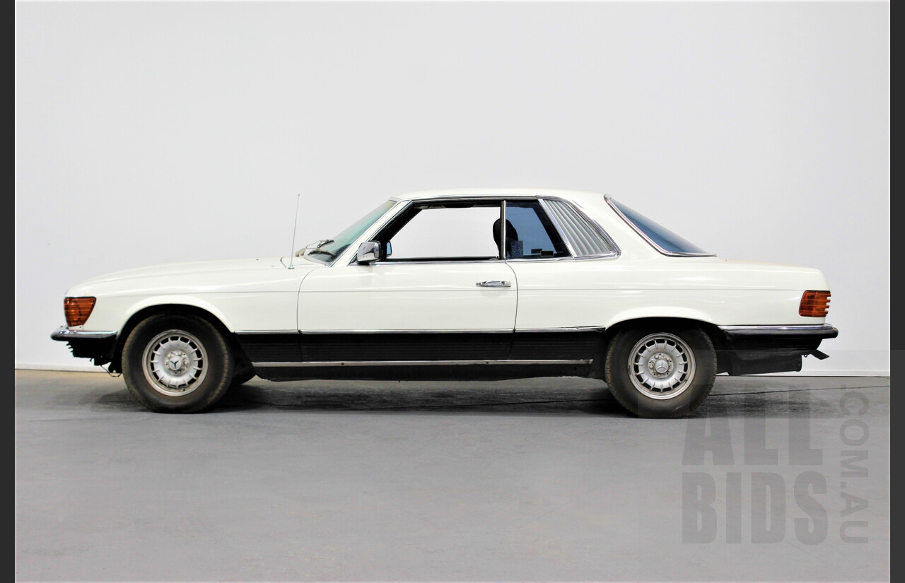 1/1977 Mercedes Benz 450 SLC W107 2d Coupe White 4.5L V8