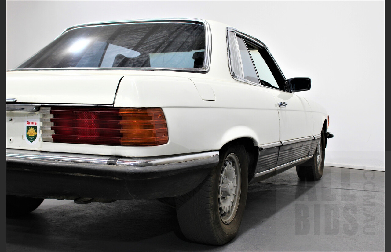 1/1977 Mercedes Benz 450 SLC W107 2d Coupe White 4.5L V8