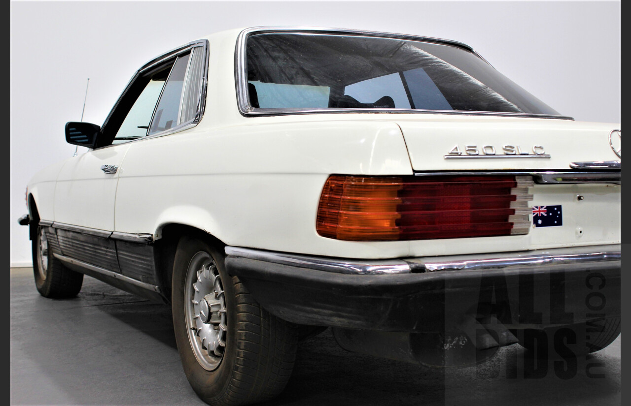 1/1977 Mercedes Benz 450 SLC W107 2d Coupe White 4.5L V8