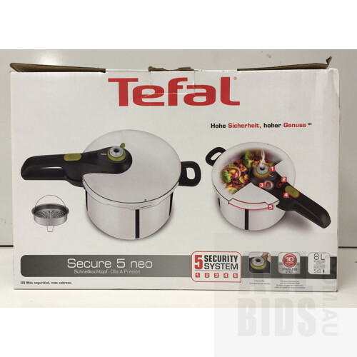 Tefal Secure 5 Neo 8L Pressure Cooker - $128.00