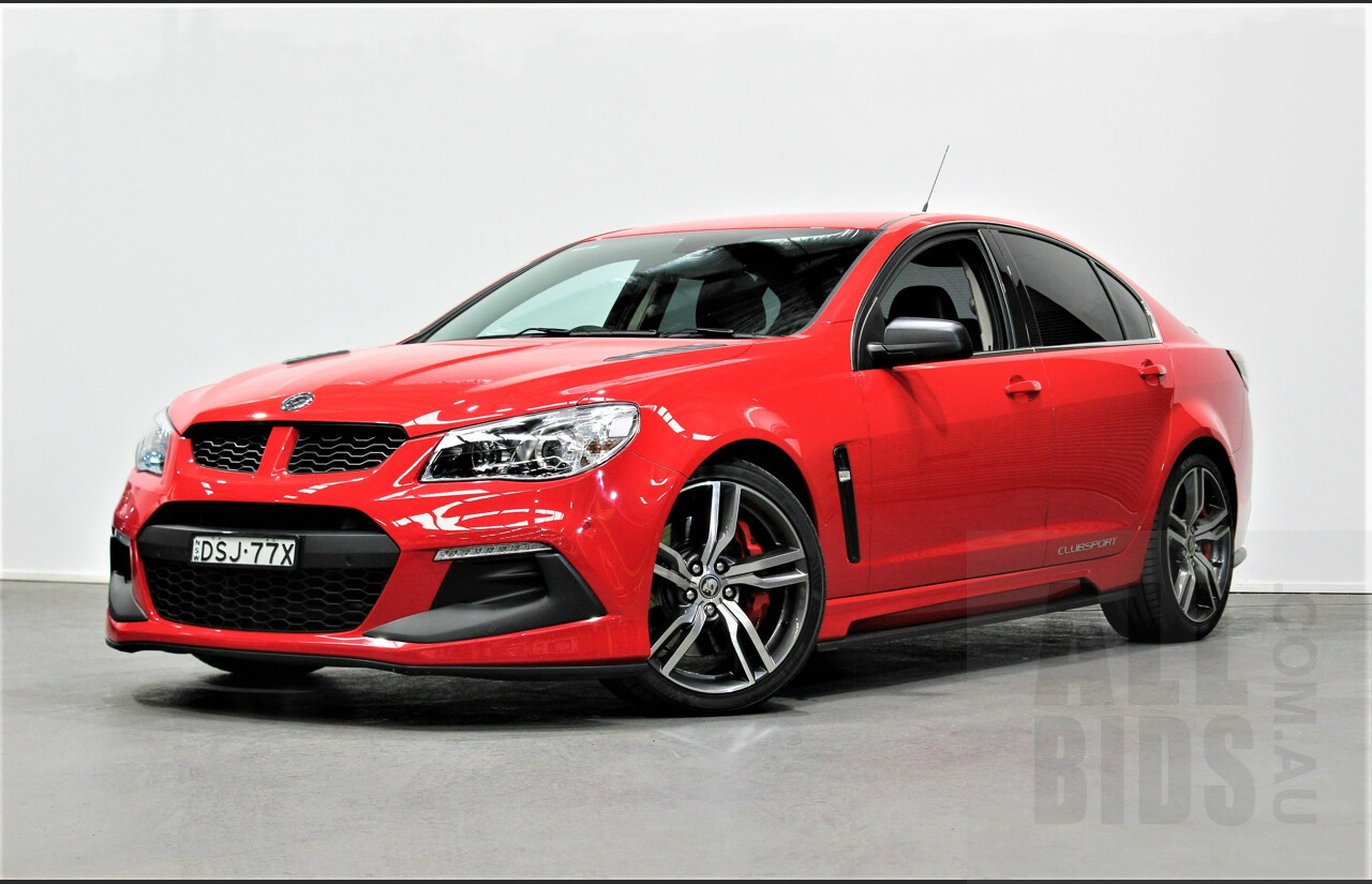 5/2016 Holden HSV Clubsport R8 LSA GEN F2 4d Sedan Sting Red 6.2L V8 Supercharged