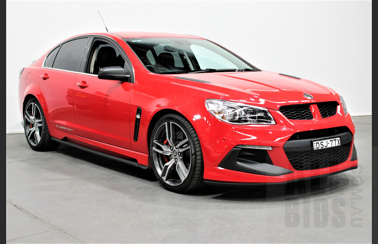 5/2016 Holden HSV Clubsport R8 LSA GEN F2 4d Sedan Sting Red 6.2L V8 Supercharged