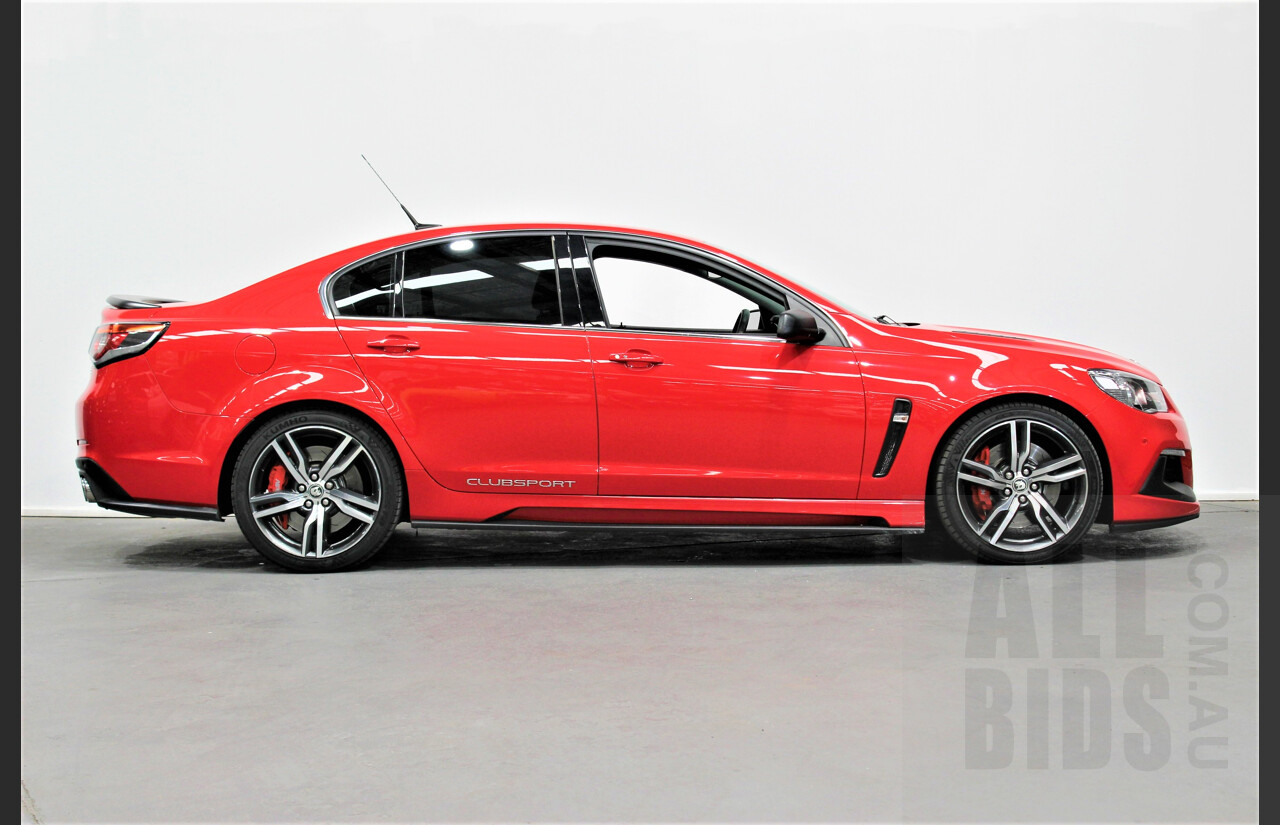 5/2016 Holden HSV Clubsport R8 LSA GEN F2 4d Sedan Sting Red 6.2L V8 Supercharged