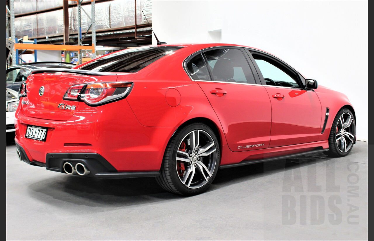 5/2016 Holden HSV Clubsport R8 LSA GEN F2 4d Sedan Sting Red 6.2L V8 Supercharged